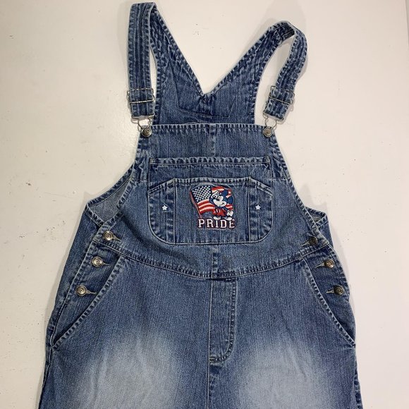 Disney Pants - Disney * Mickey Mouse * Vintage 90’s * Overall * Jean * Shorts * Women’s Size M